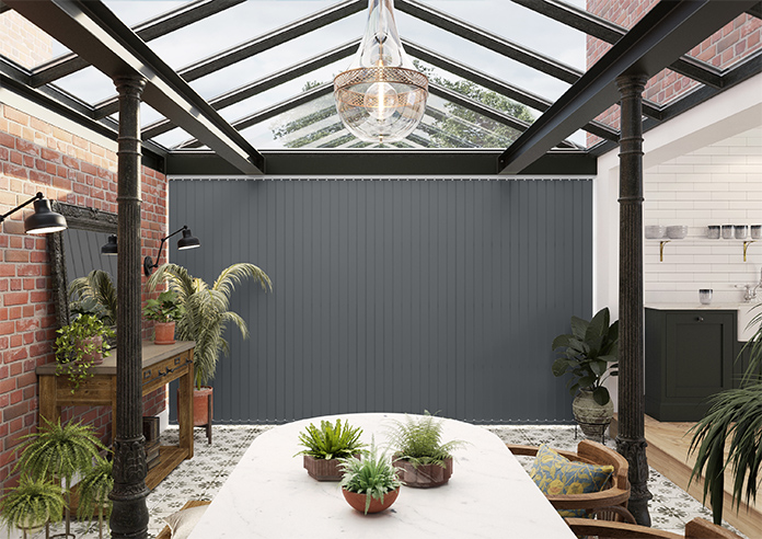 Trinity (FR Blackout), Deep Grey - Vertical Blind - Image 9